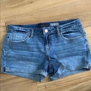 AEROPOSTALE MIDI JEAN SHORTS